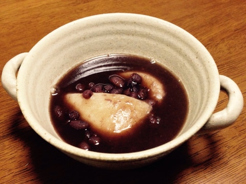 小豆から作るやさしい味のママぜんざい